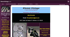 Desktop Screenshot of klemmvintage.com